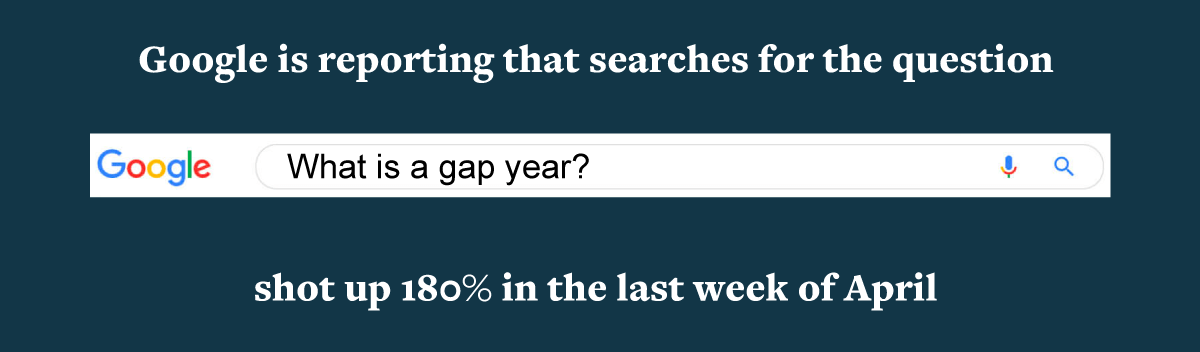 What is a Gap Year Google Search
